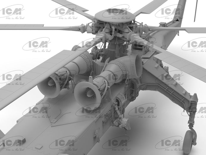 ICM 53054 kit model helicopter 1:35 Sikorsky CH-54A Tarhe US heavy helicopter