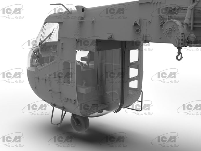 ICM 53054 kit model helicopter 1:35 Sikorsky CH-54A Tarhe US heavy helicopter