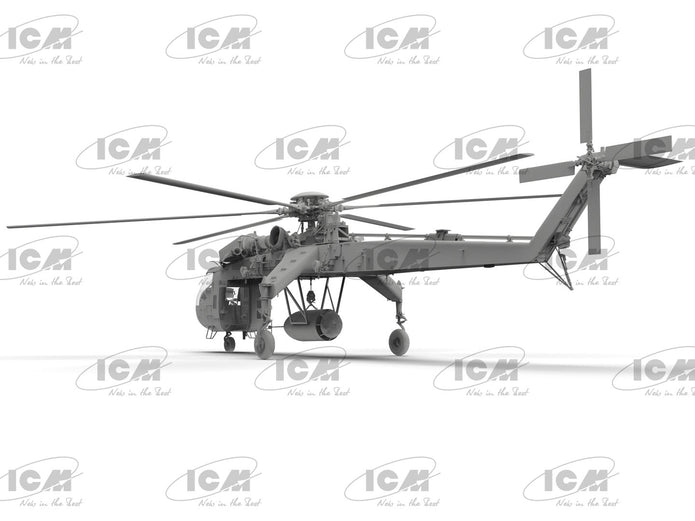 ICM 53055 Plastic model kit 1:35 Helicopter Sikorsky CH54A Tarhe with M-121 bomb