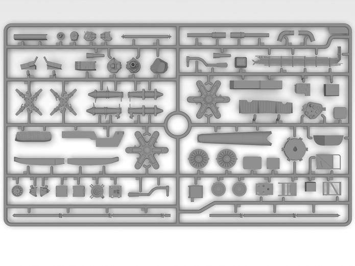 ICM 53055 Plastic model kit 1:35 Helicopter Sikorsky CH54A Tarhe with M-121 bomb