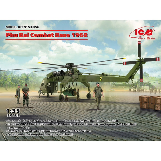 Phu Bai Combat Base 196 Scale 1:35 Plastic Model Kit ICM 53056