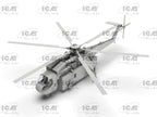 CH-54A Tarhe with Universal Military Pod Plastic Model Helicopter 1:35 ICM 53057