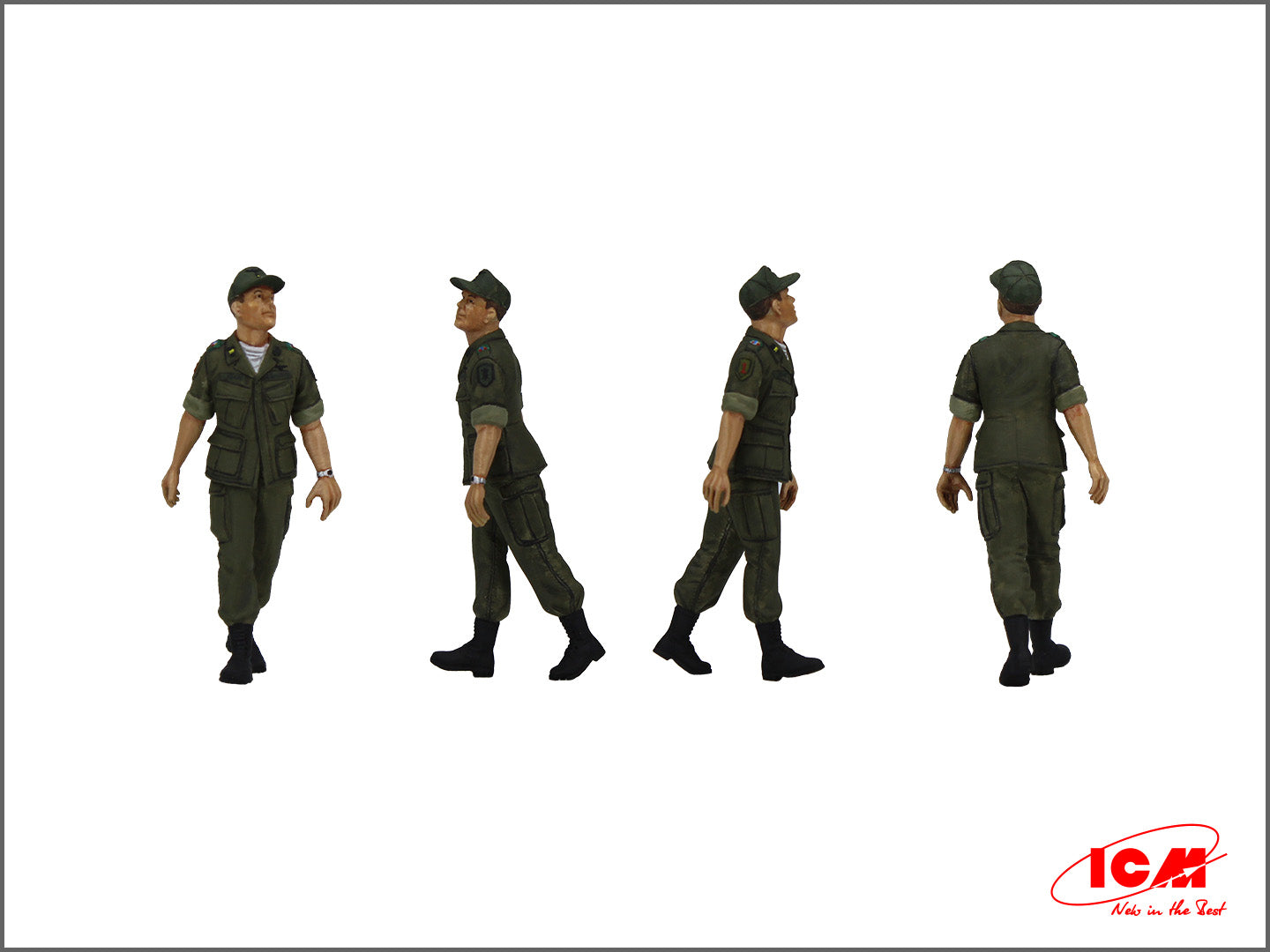 ICM 53101 Scale kit 1:35 US Pilots (1960-1970s) Sikorsky CH-54A Bell AH-1G Cobra