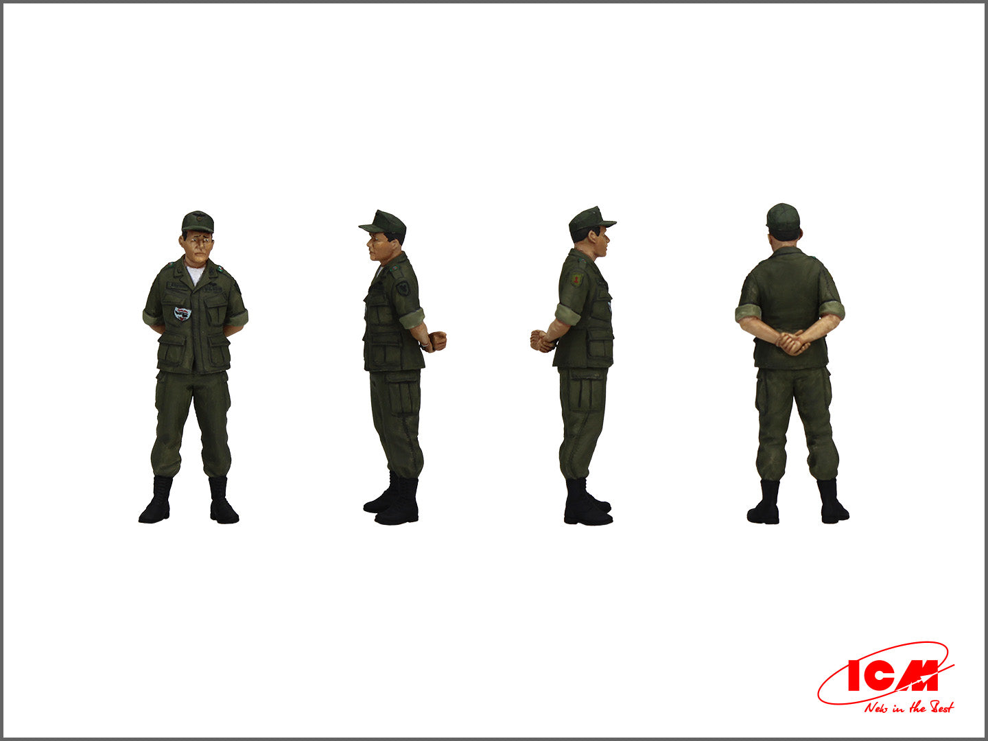 ICM 53101 Scale kit 1:35 US Pilots (1960-1970s) Sikorsky CH-54A Bell AH-1G Cobra