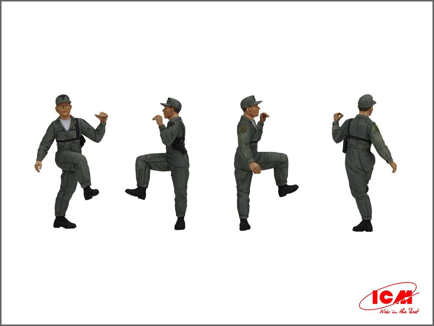 ICM 53101 Scale kit 1:35 US Pilots (1960-1970s) Sikorsky CH-54A Bell AH-1G Cobra