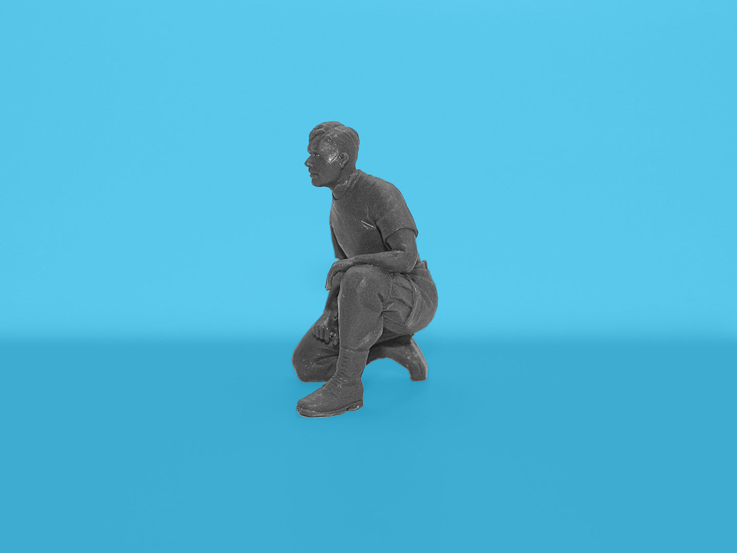 ICM53102 Scale 1:35 Helicopters Ground Personnel (Vietnam War) Plastic Model Kit