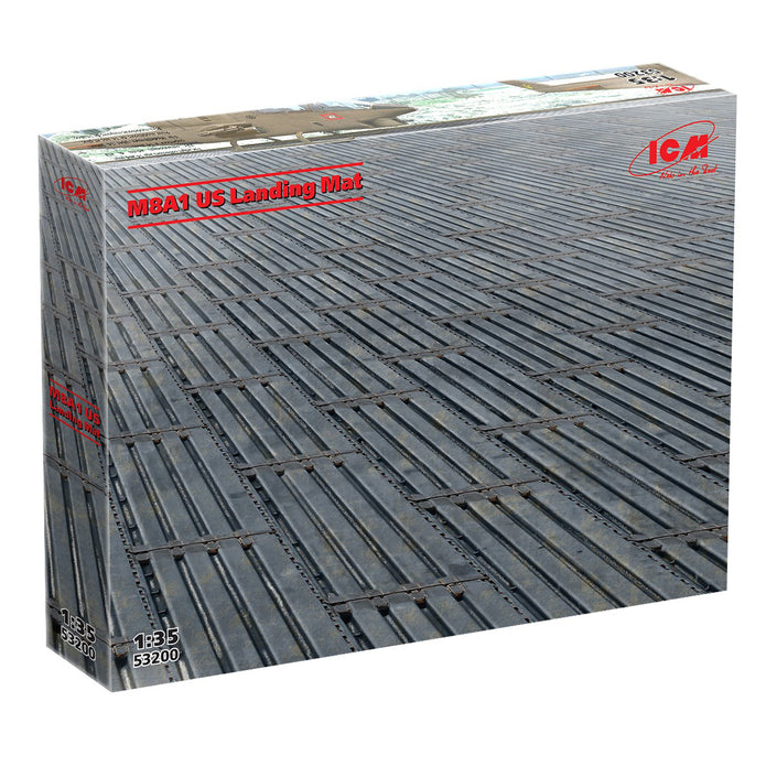 M8A1 US Landing Mat 8,2*13,2in (210×336mm) Scale 1:35 Plastic Model Kit ICM53200