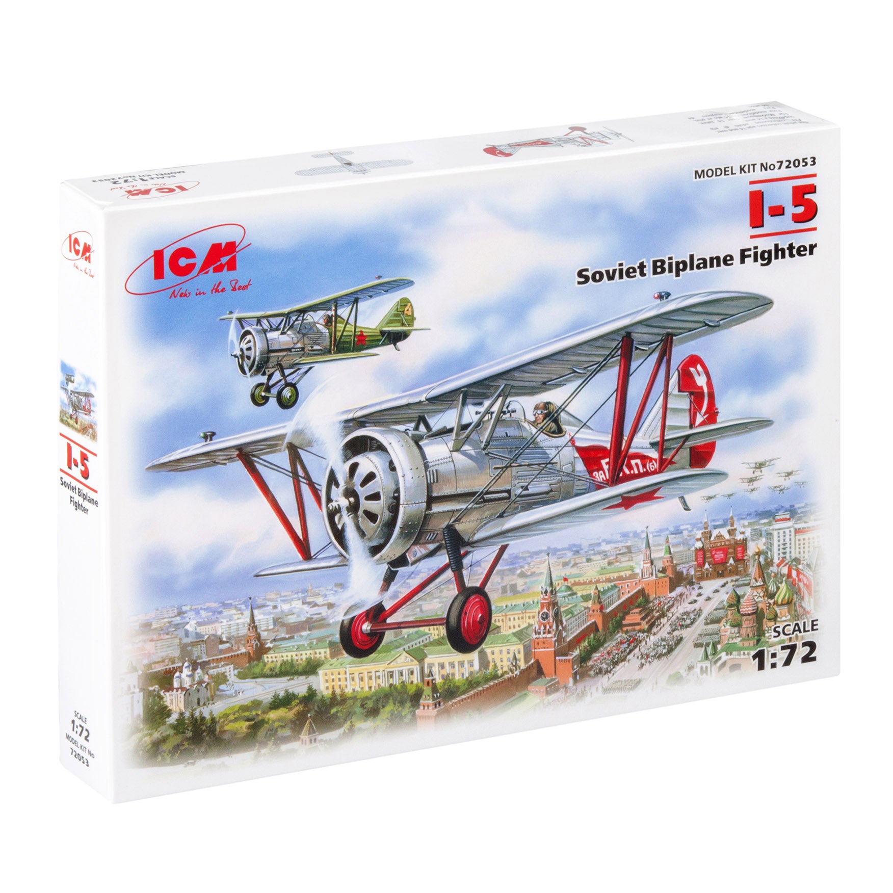 ICM 72053 Scale model aircraft  1:72 I-5 WWII Soviet fighter plastic kit model