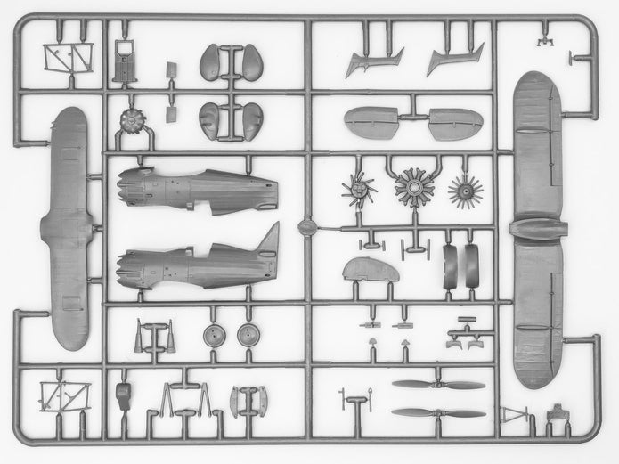 ICM 72062 Plastic model aircraft kit Scale 1:72 I-15 Soviet fighter-biplane