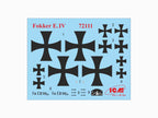 ICM 72111 Plastic model kit aircraft Scale 1:72 Fokker E-IV model plastic kits