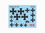ICM 72121 Plastic model kit aircraft Scale 1:72 Pfalz E.IV WWI German fighter