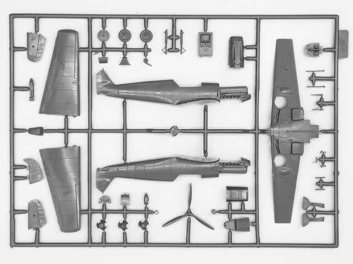 ICM 72131 Plastic model aircraft 1:72 Messerschmitt Bf109E-3 WWII German fighter