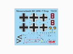 ICM 72133 Scale aircraft 1:72 Messerschmitt Bf-109E-7/Trop WWII German fighter