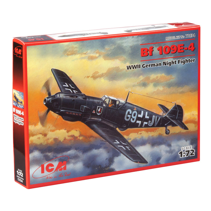 ICM 72134 Scale aircraftmodel 1:72 Messerschmitt Bf-109E-4 WWII German fighter