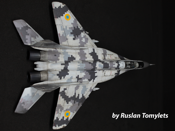 ICM72140 Plastic model aircraft kit 1:72 Ghost of Kyiv MIG29 Ukrainian Air Force