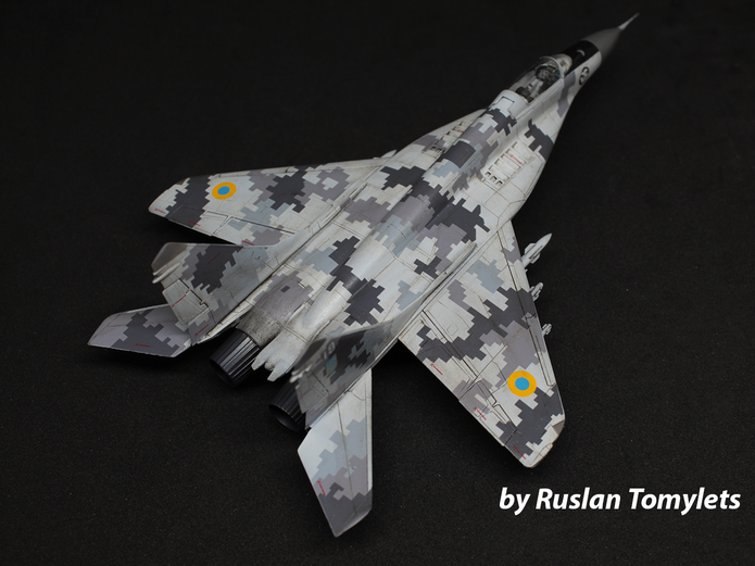 ICM72140 Plastic model aircraft kit 1:72 Ghost of Kyiv MIG29 Ukrainian Air Force