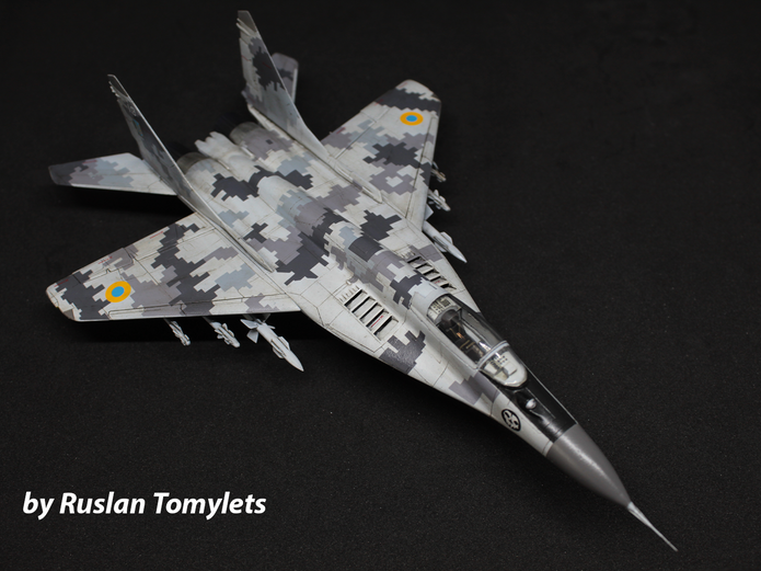 ICM72140 Plastic model aircraft kit 1:72 Ghost of Kyiv MIG29 Ukrainian Air Force
