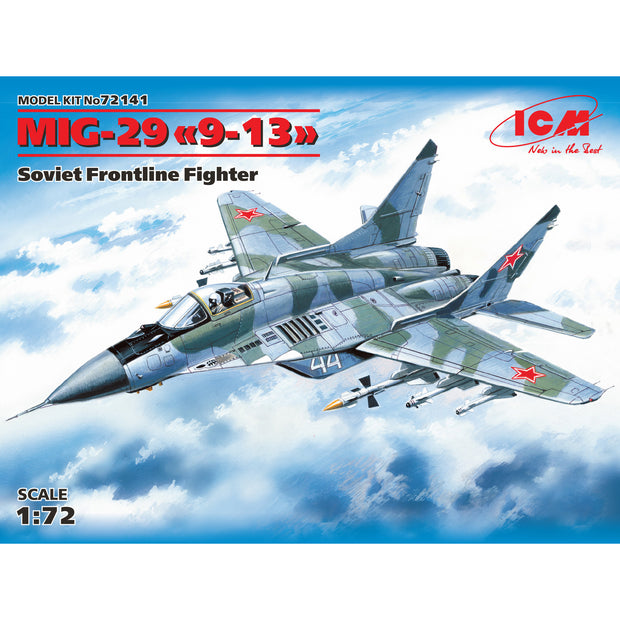 ICM 72141 Plastic model aircraft Scale 1:72 MiG-29 9-13 Soviet modern fighter