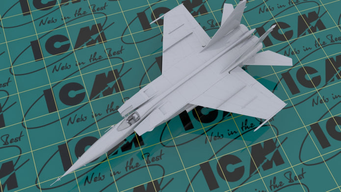 ICM 72172 Plastic model kit aircraft 1:72 MiG-25 RBT Soviet Reconnaissance Plane