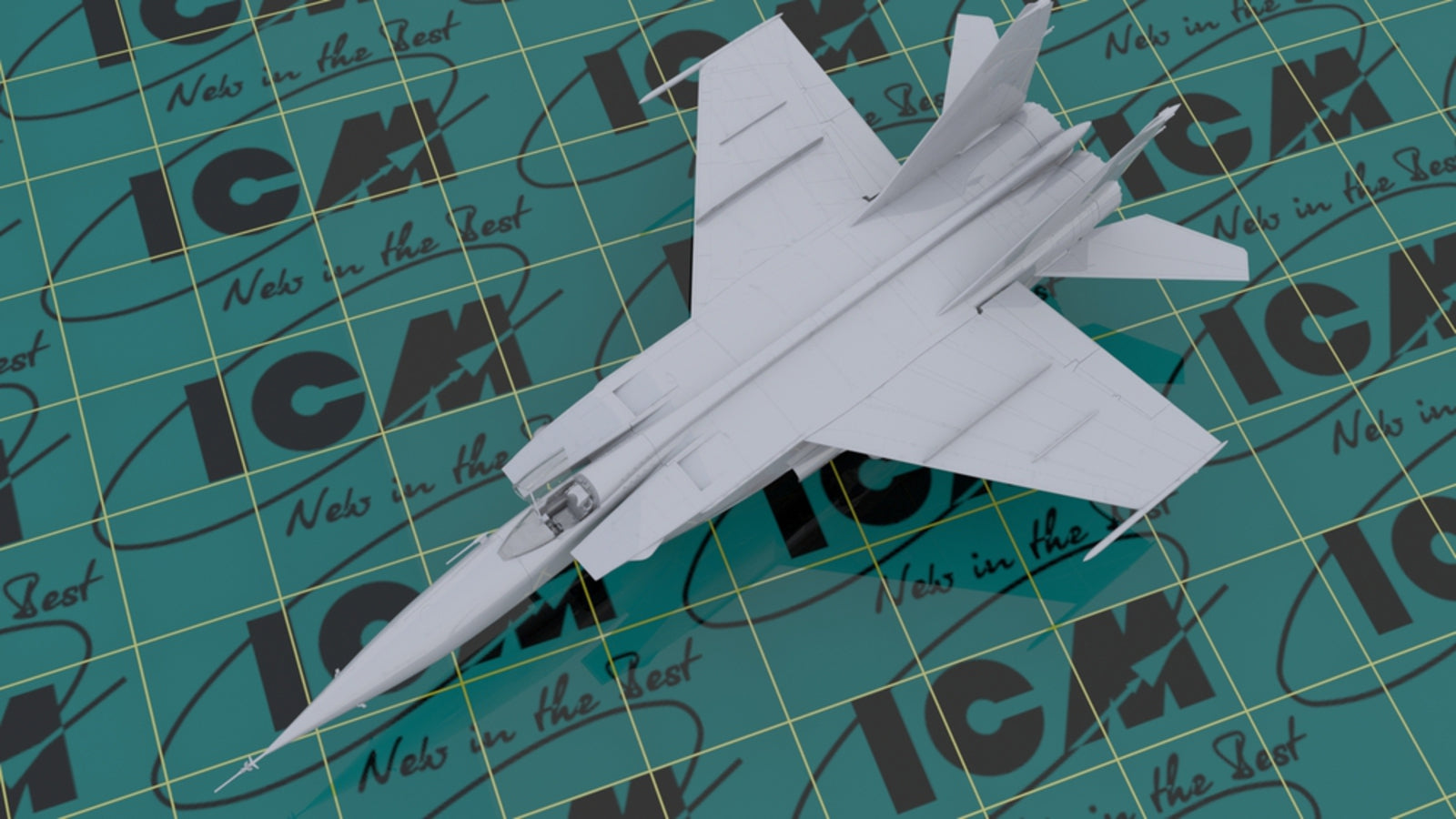 ICM 72172 Plastic model kit aircraft 1:72 MiG-25 RBT Soviet Reconnaissance Plane