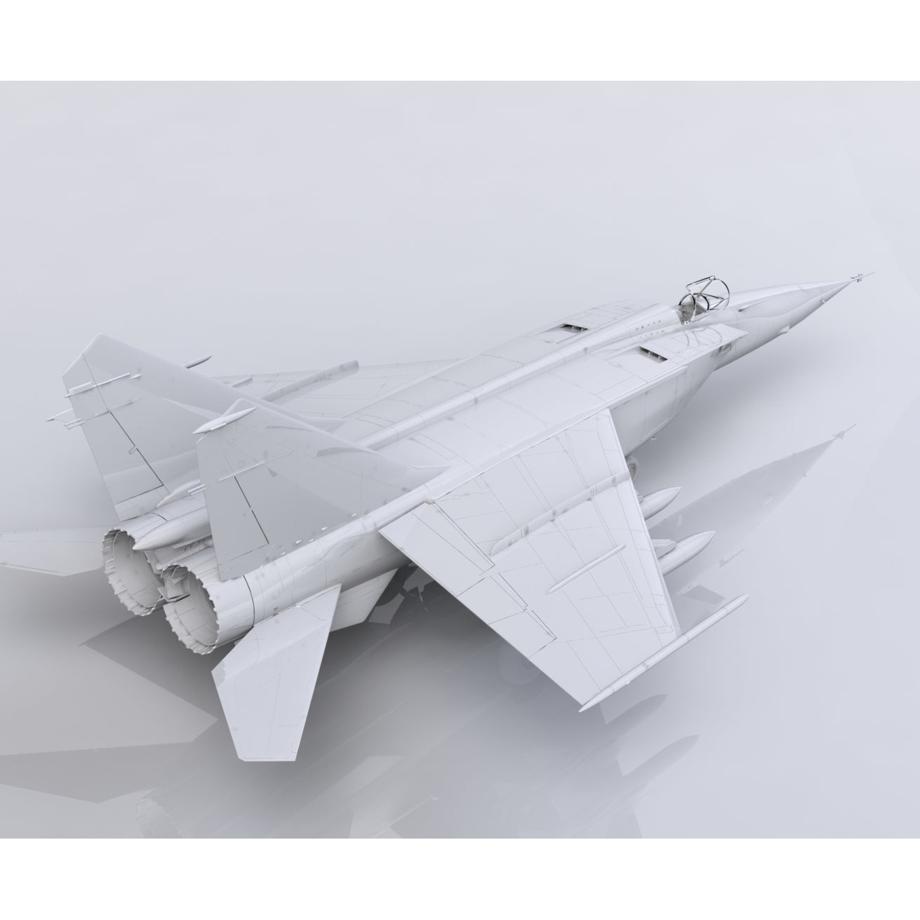 ICM 72175 Plastic model airplane kit Scale 1:72 MiG-25 BM Soviet Strike Aircraft