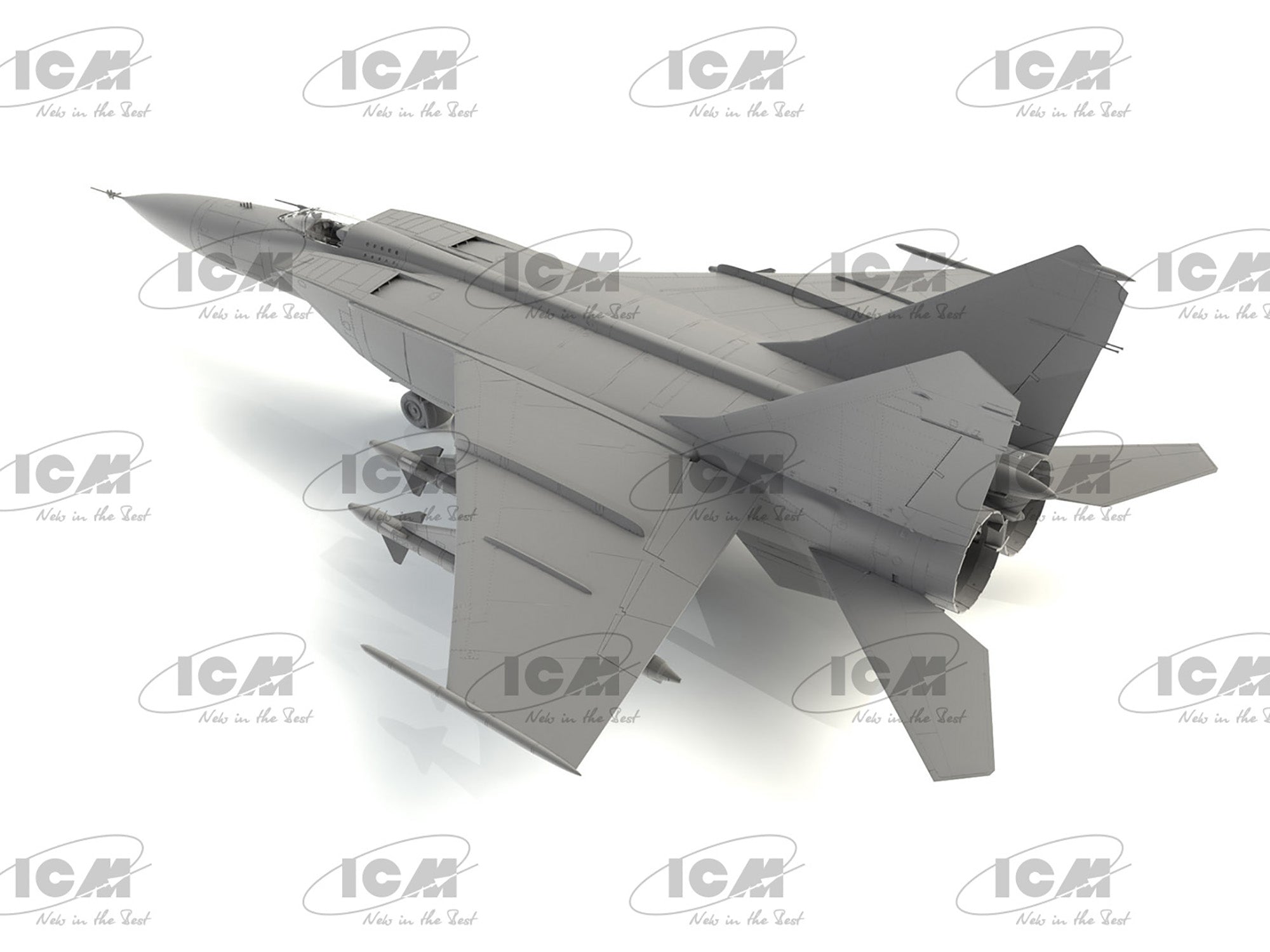 ICM 72177 Plastic model kit aircraft 1:72 MiG-25PD, Soviet fighter-interceptor