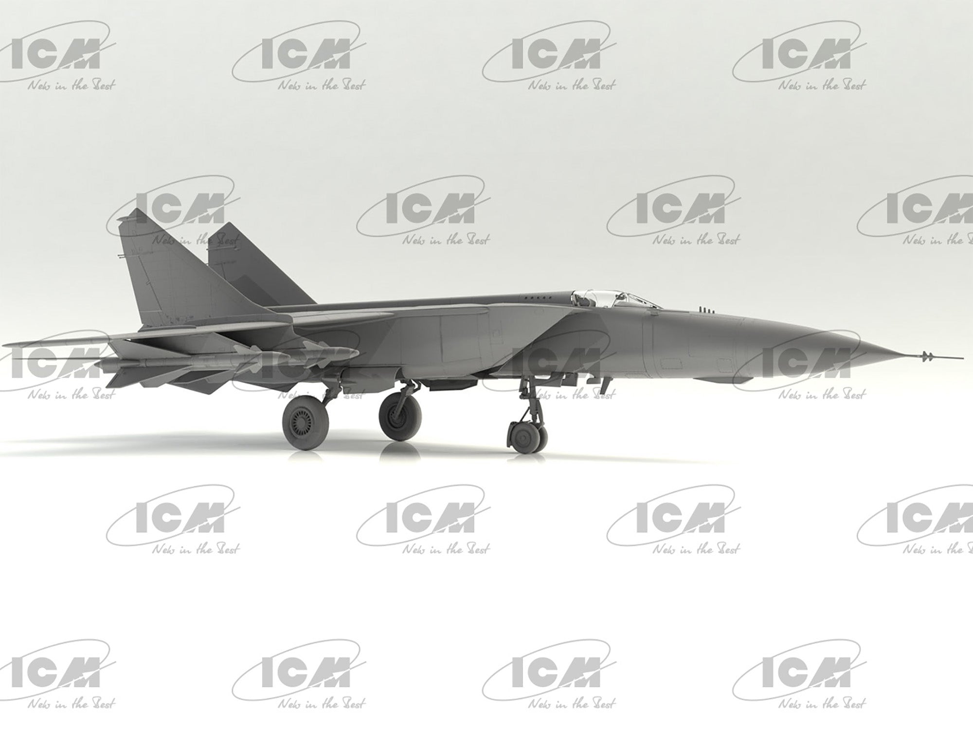 ICM 72177 Plastic model kit aircraft 1:72 MiG-25PD, Soviet fighter-interceptor
