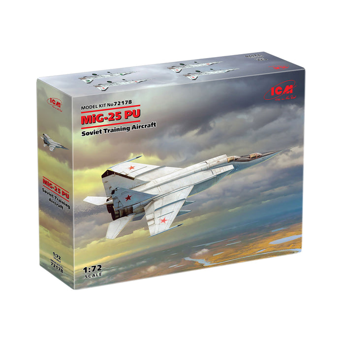 ICM 72178 Plastic model aircraft kit 1:72 MiG-25 PU, Soviet Training Aircraft