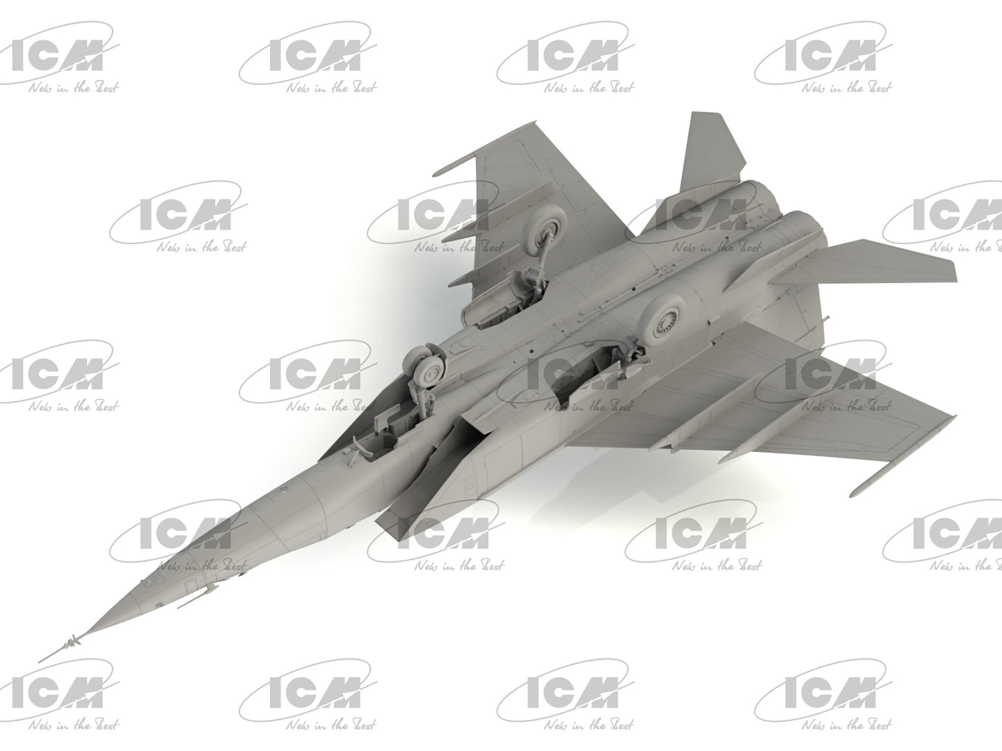 ICM 72178 Plastic model aircraft kit 1:72 MiG-25 PU, Soviet Training Aircraft