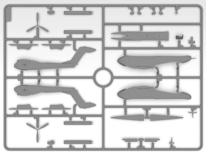 ICM 72185 Plastic model kit Scale 1:72 OV-10А Bronco US Attack Aircraft