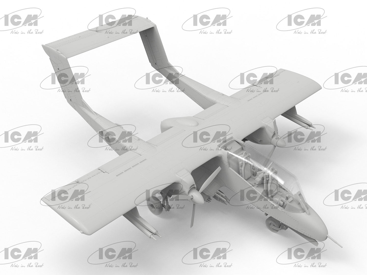 ICM 72185 Plastic model kit Scale 1:72 OV-10А Bronco US Attack Aircraft