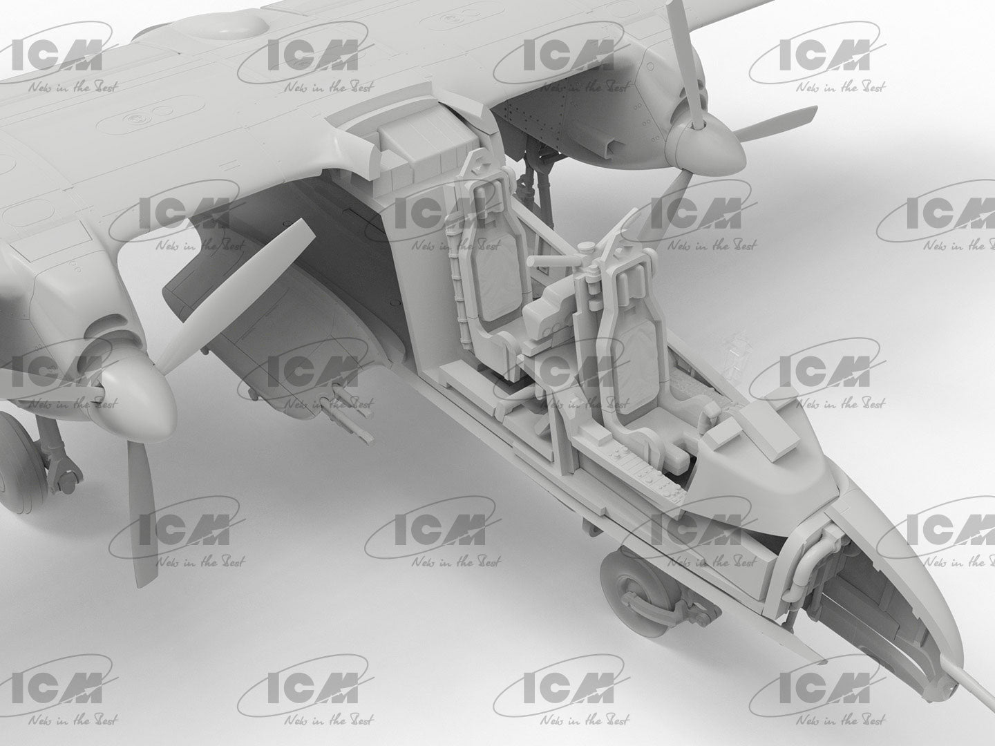 ICM 72185 Plastic model kit Scale 1:72 OV-10А Bronco US Attack Aircraft