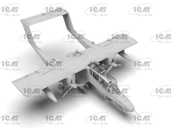 OV-10D+ Bronco US attack and observation aircraft 1:72 ICM 72186 - Plastic Model