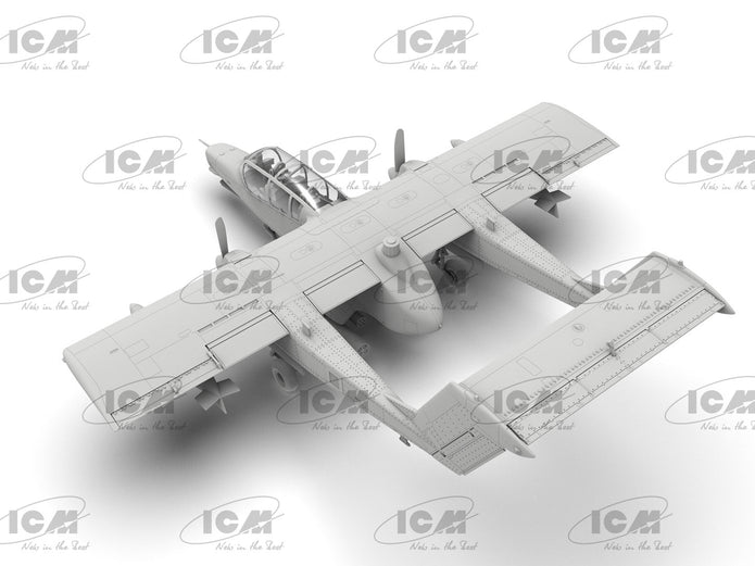 OV-10D+ Bronco US attack and observation aircraft 1:72 ICM 72186 - Plastic Model