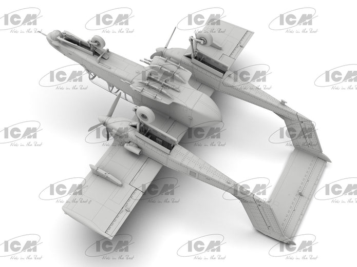 OV-10D+ Bronco US attack and observation aircraft 1:72 ICM 72186 - Plastic Model