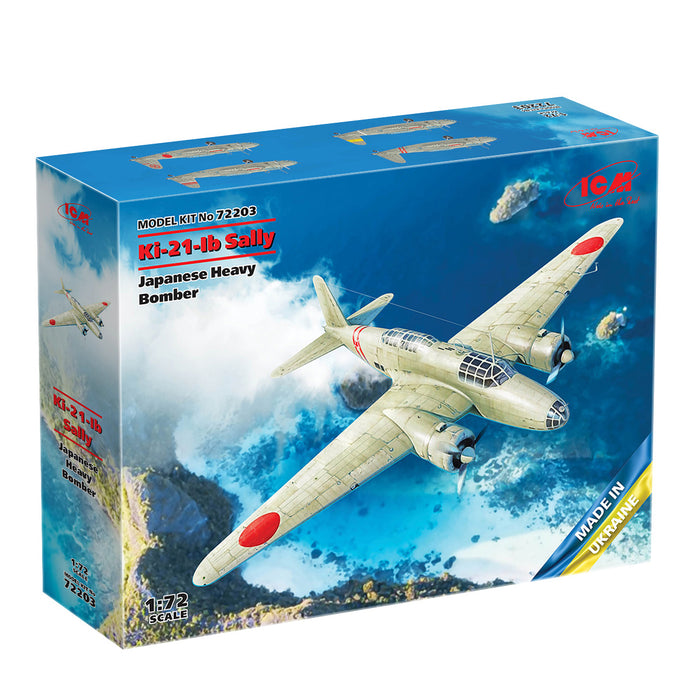 ICM 72203 Scale model aircraft kit 1:72 Bomber of Imperial Japan Ki-21-Ib Sally