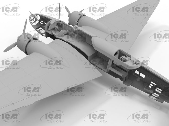 ICM 72203 Scale model aircraft kit 1:72 Bomber of Imperial Japan Ki-21-Ib Sally