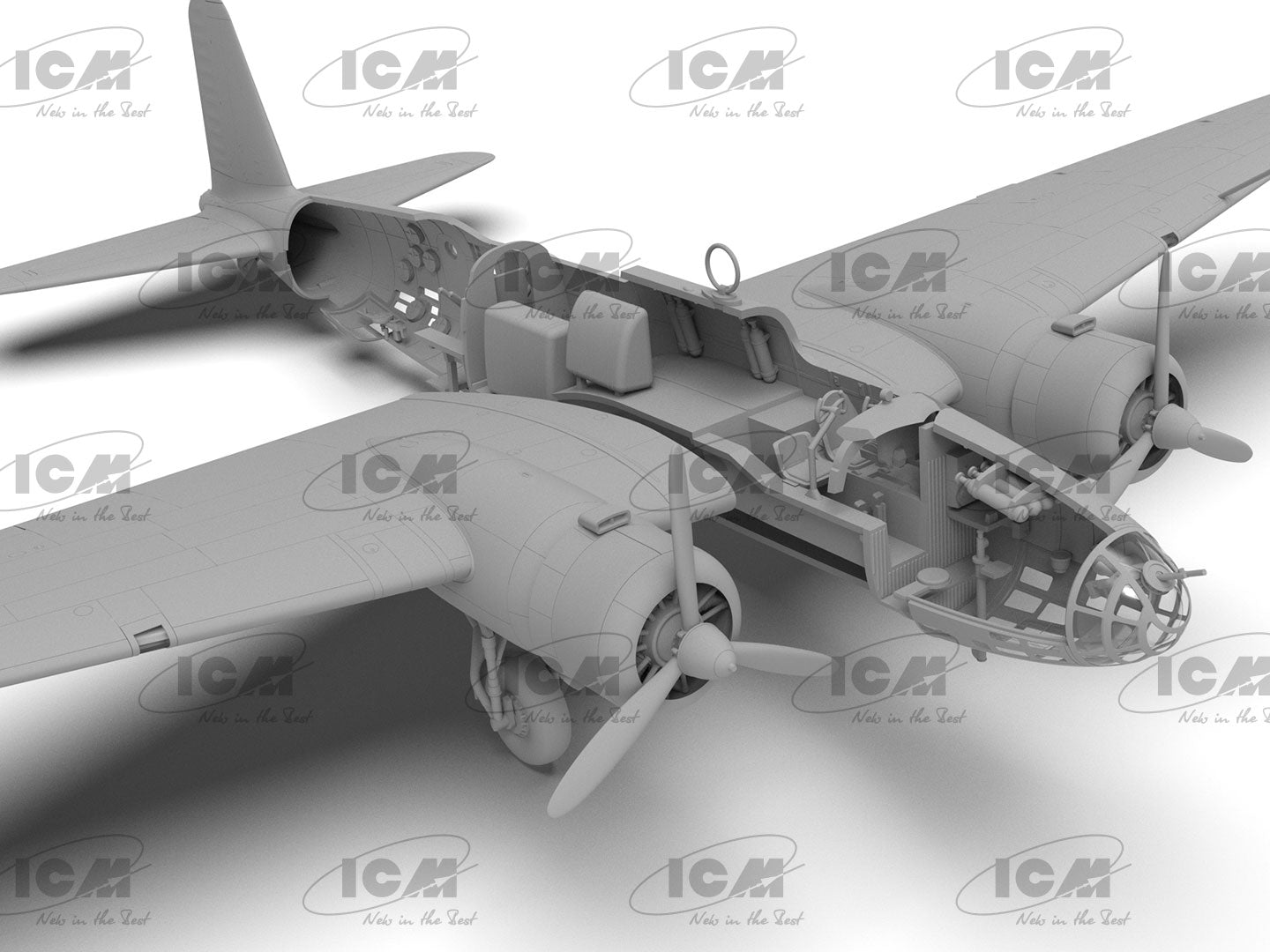 ICM 72203 Scale model aircraft kit 1:72 Bomber of Imperial Japan Ki-21-Ib Sally