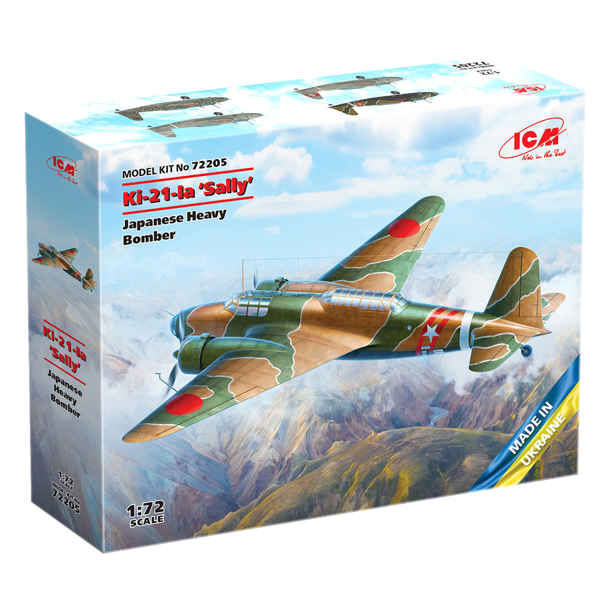ICM 72205 Scale aircraft 1:72 Bomber forces of Imperial Japan Ki-21-Ia 'Sally'