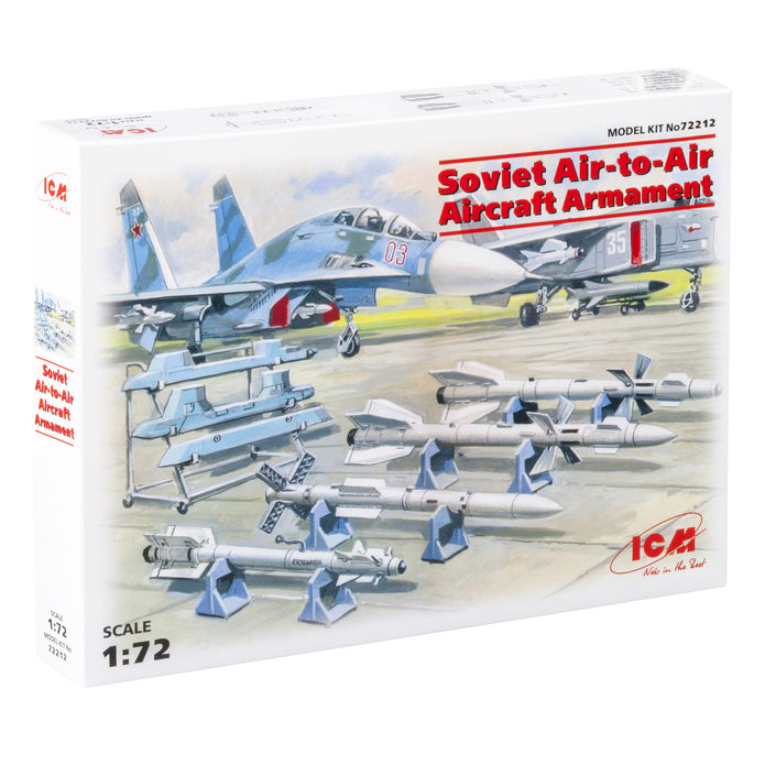 ICM 72212 Plastic model kit Scale 1:72 Soviet air-to-air aircraft armament