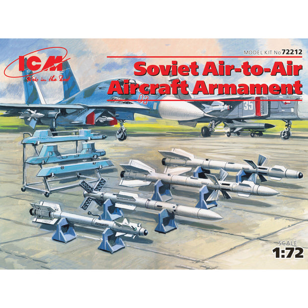 ICM 72212 Plastic model kit Scale 1:72 Soviet air-to-air aircraft armament