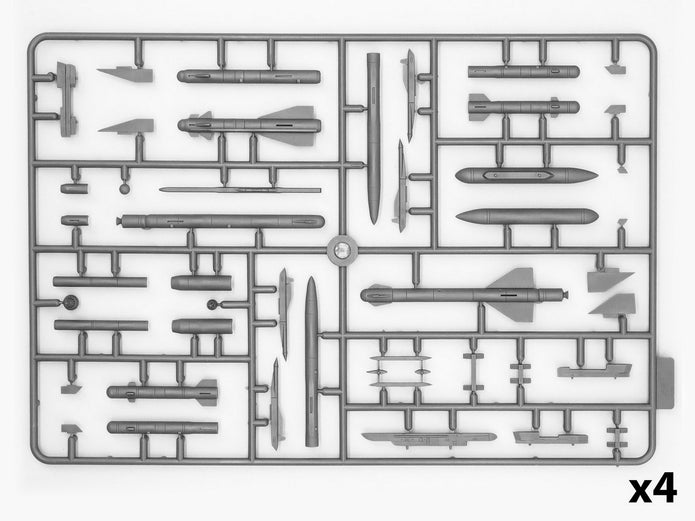 ICM 72213 Plastic model kit Scale 1:72 Soviet air-to-surface aircraft armament