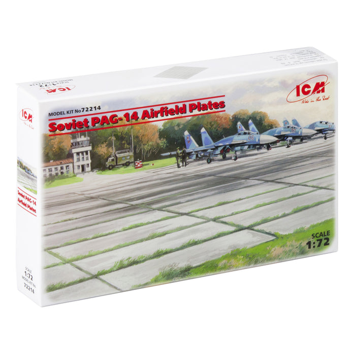 ICM 72214 Plastic model kit 1:72 Soviet PAG-14 air-field plates - kits models