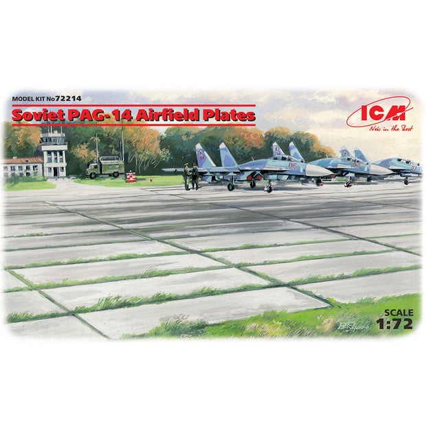 ICM 72214 Plastic model kit 1:72 Soviet PAG-14 air-field plates - kits models