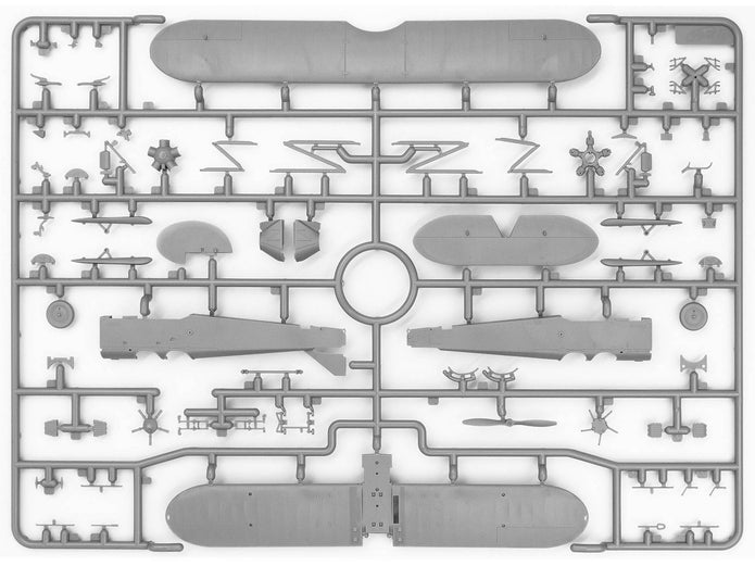 ICM 72243 Plastic model kit Scale 1:72 U-2/Po-2VS Soviet light night bomber WWII