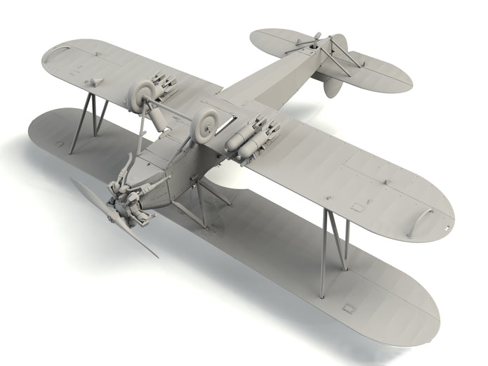 ICM 72243 Plastic model kit Scale 1:72 U-2/Po-2VS Soviet light night bomber WWII