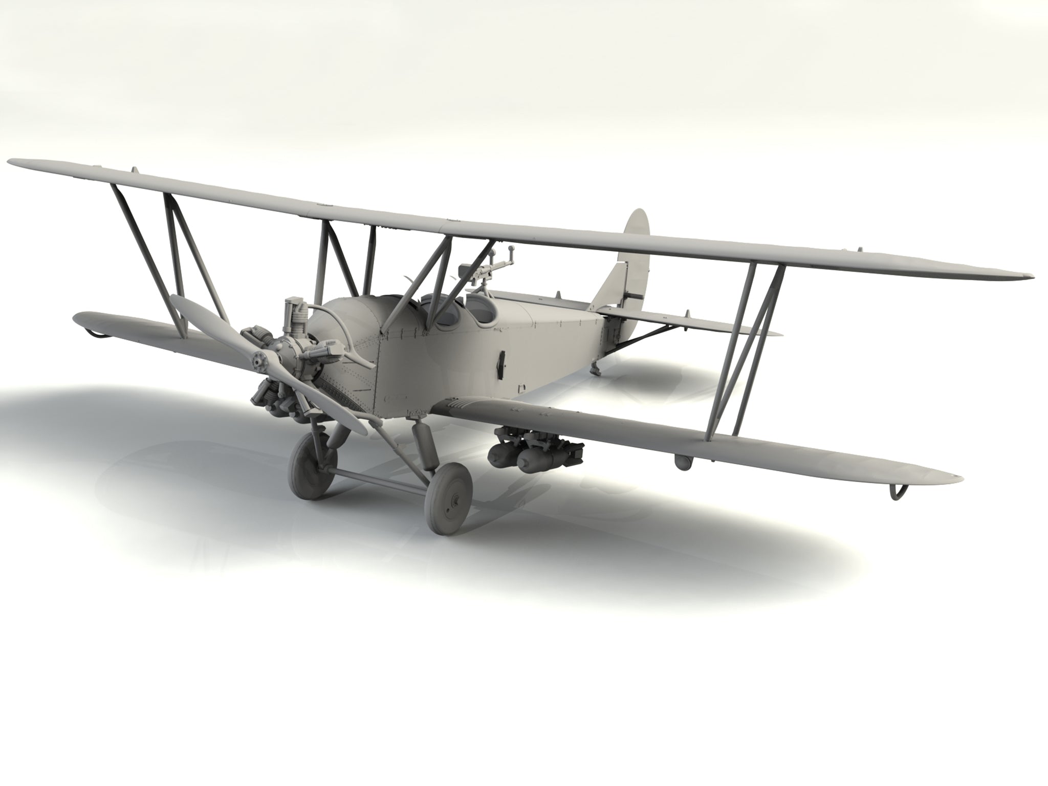 ICM 72243 Plastic model kit Scale 1:72 U-2/Po-2VS Soviet light night bomber WWII