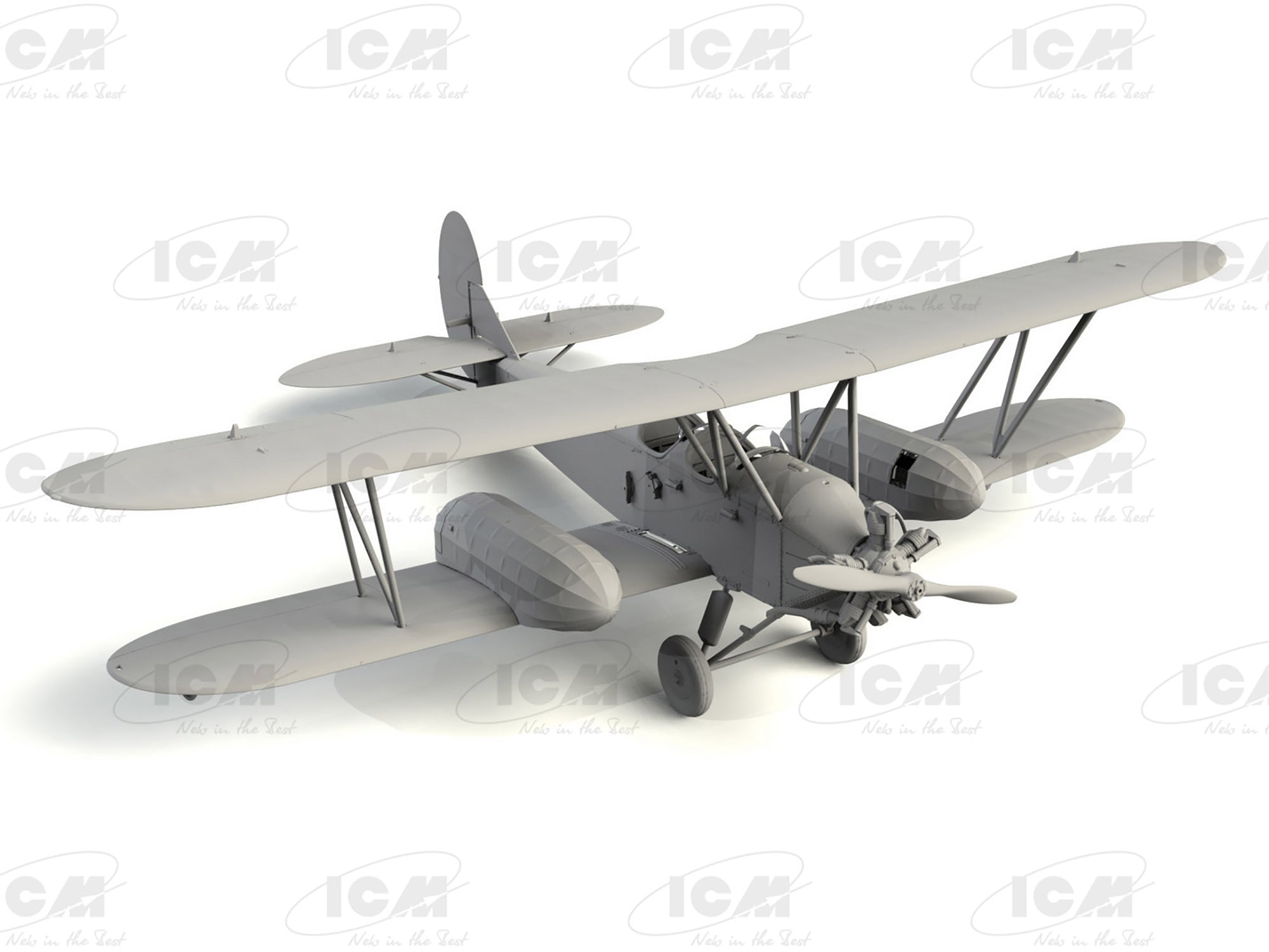 ICM 72244 Plastic model kit 1:72 U-2/Po-2, WWII Soviet Multi-Purpose Aircraft