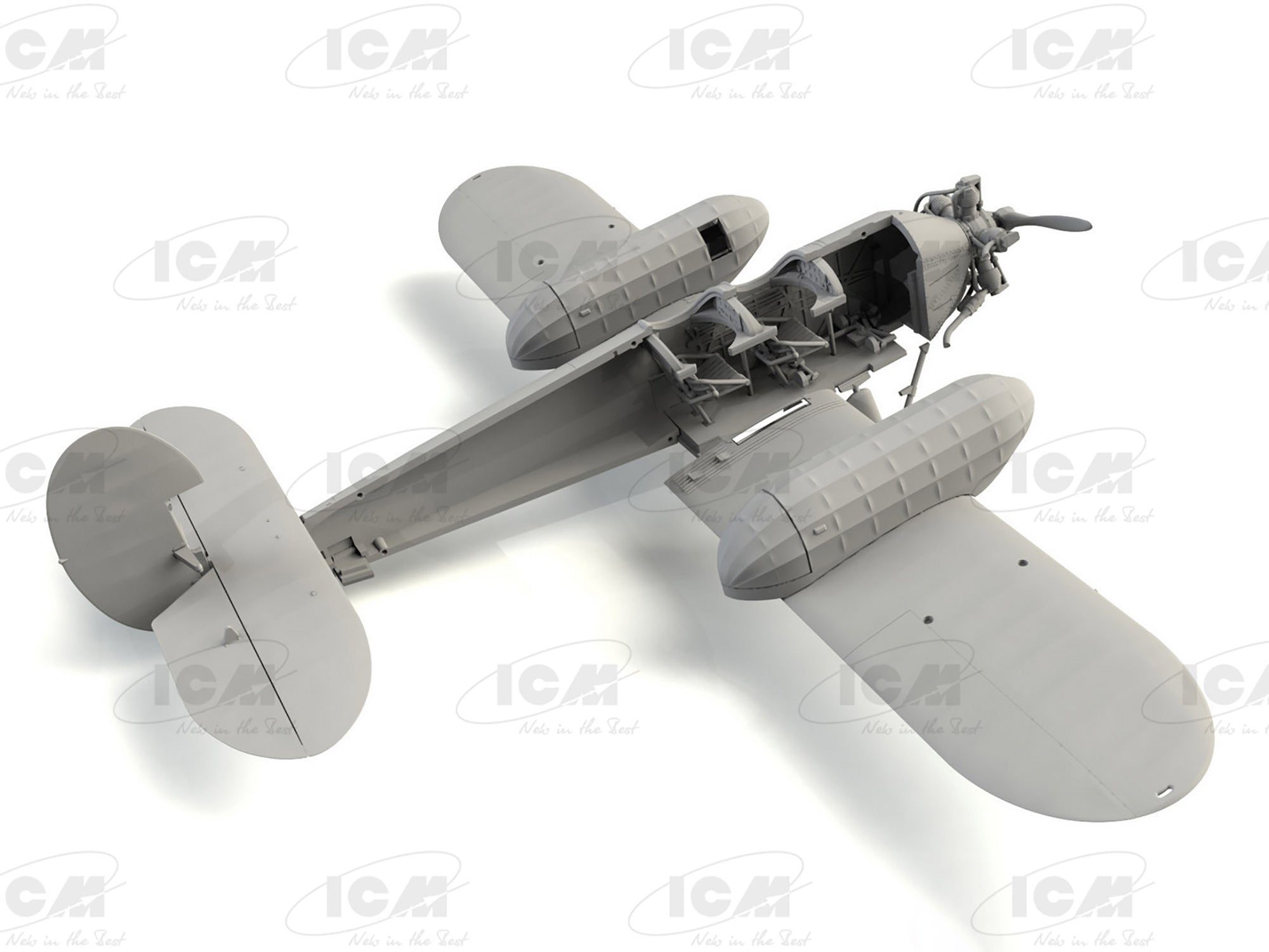 ICM 72244 Plastic model kit 1:72 U-2/Po-2, WWII Soviet Multi-Purpose Aircraft