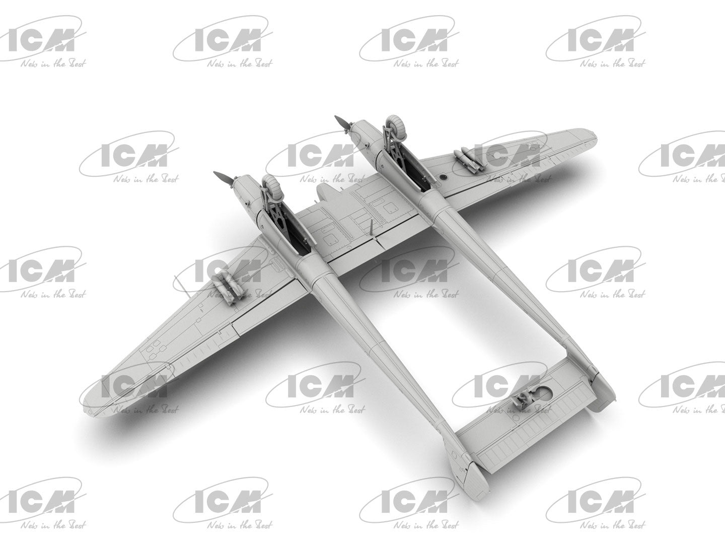 Fw 189C/V-6 German attack aircraft Scale 1:72 ICM72290 Plastic Model Aircraft Kit